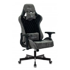 Кресло игровое Zombie VIKING 7 KNIGHT Fabric черный текстиль/эко.кожа с подголов. крестовина металл