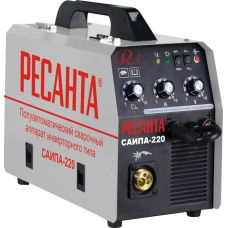 Инверторный полуавтоматический сварочный аппарат РЕСАНТА САИПА-220