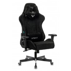 Кресло игровое Zombie VIKING KNIGHT Fabric черный Light-20 с подголов. крестовина металл