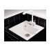 Кухонный смеситель Geo KG2385CR WHITE ALABAS. KUPPERSBERG