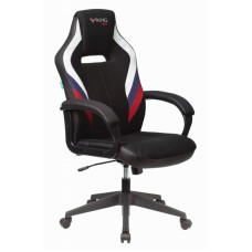 Кресло игровое Zombie VIKING 3 AERO белый/синий/красный сиденье черный текстиль/эко.кожа крестовина пластик
