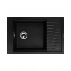 Кухонная мойка MILA 1B1D BLACK METALLIC KUPPERSBERG