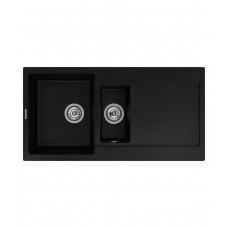 Кухонная мойка MODENA 1,5B2D BLACK METALLIC KUPPERSBERG