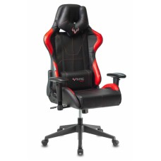Кресло игровое Zombie VIKING 5 AERO черный/красный эко.кожа с подголов. крестовина пластик