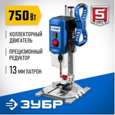 Вертикально-сверлильный станок настольный Зубр ВСС-П750