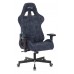Кресло игровое Zombie VIKING KNIGHT Fabric синий Light-27 с подголов. крестовина металл