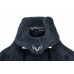 Кресло игровое Zombie VIKING KNIGHT Fabric синий Light-27 с подголов. крестовина металл