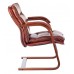 Кресло Бюрократ T-9927WALNUT-AV светло-коричневый Leather Eichel кожа полозья дерево