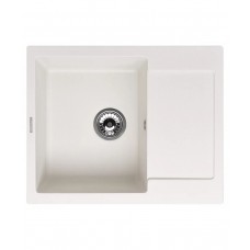 Кухонная мойка MODENA 1B1D WHITE ALABASTER KUPPERSBERG